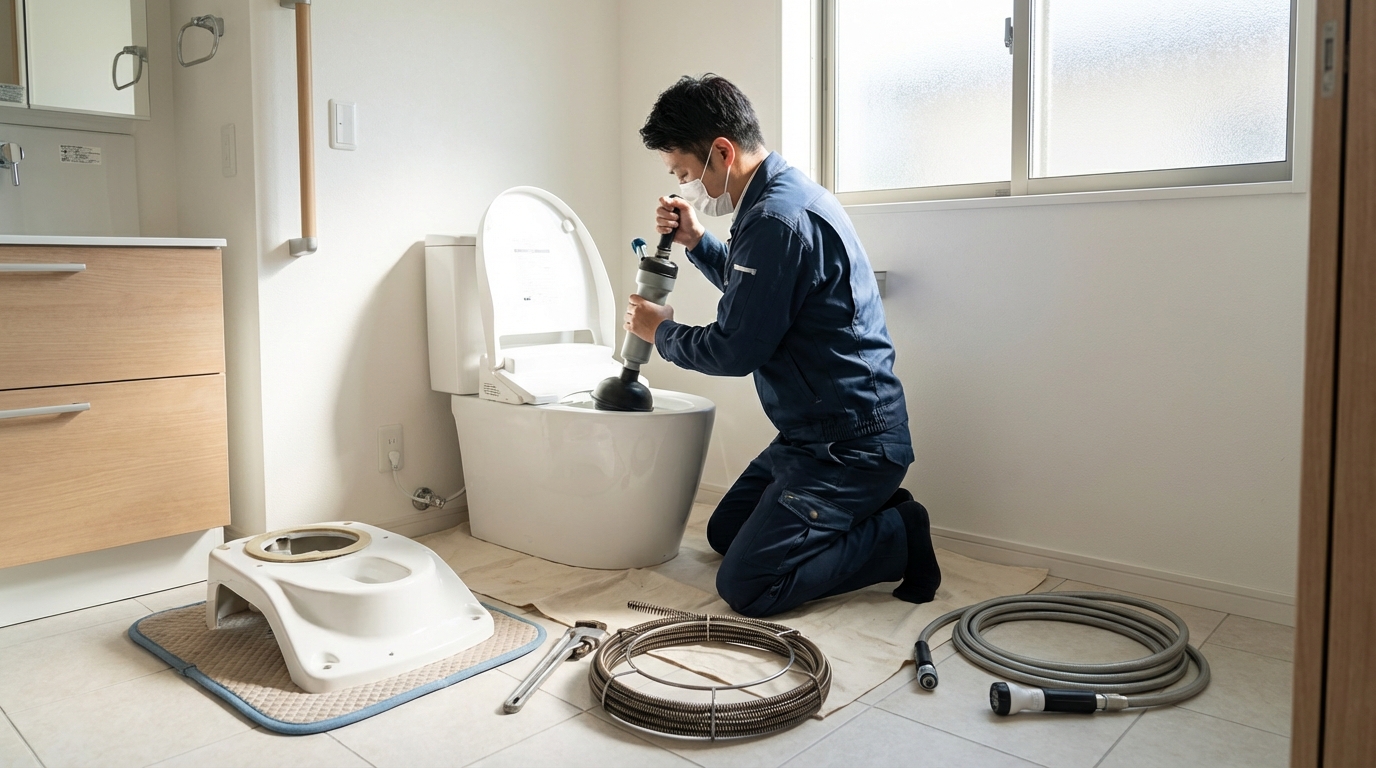 多良間村でのトイレつまり修理修理料金に関する画像