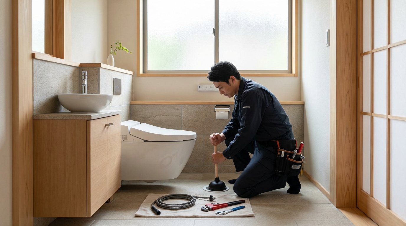 渡嘉敷村でのトイレつまり修理修理料金に関する画像