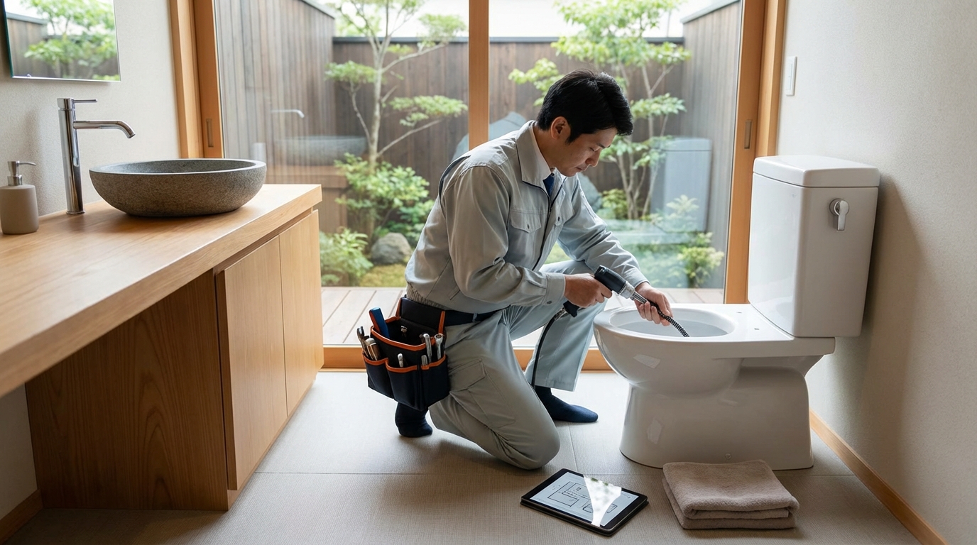 石垣市でのトイレつまり修理修理料金に関する画像