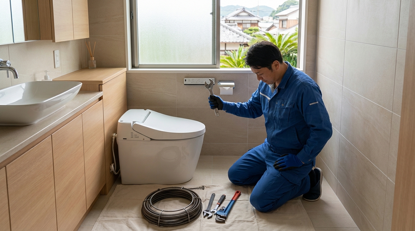 北中城村でのトイレつまり修理修理料金に関する画像