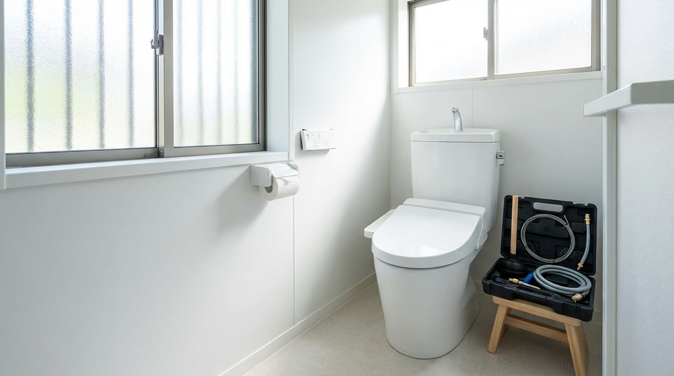 豊見城市でのトイレつまり修理修理料金に関する画像