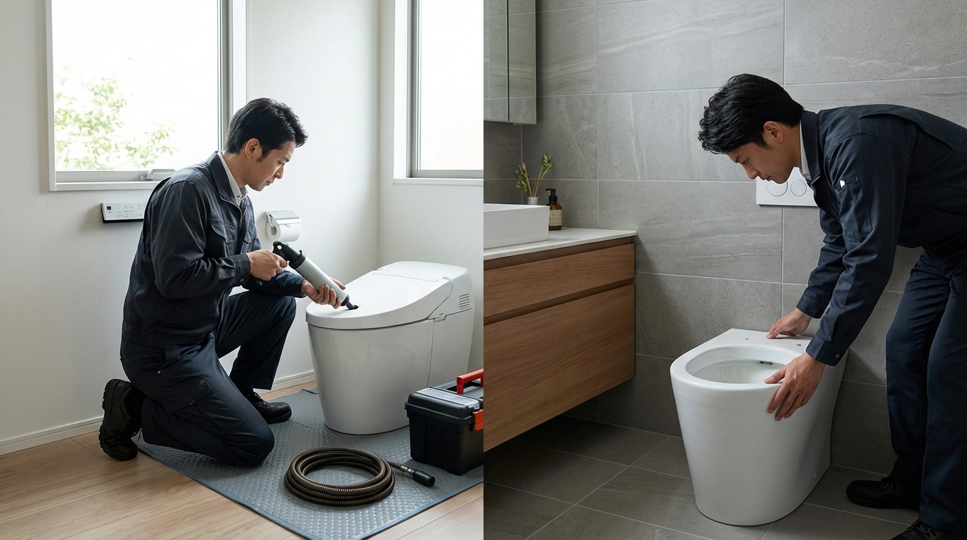 大子町でのトイレつまり修理修理料金に関する画像