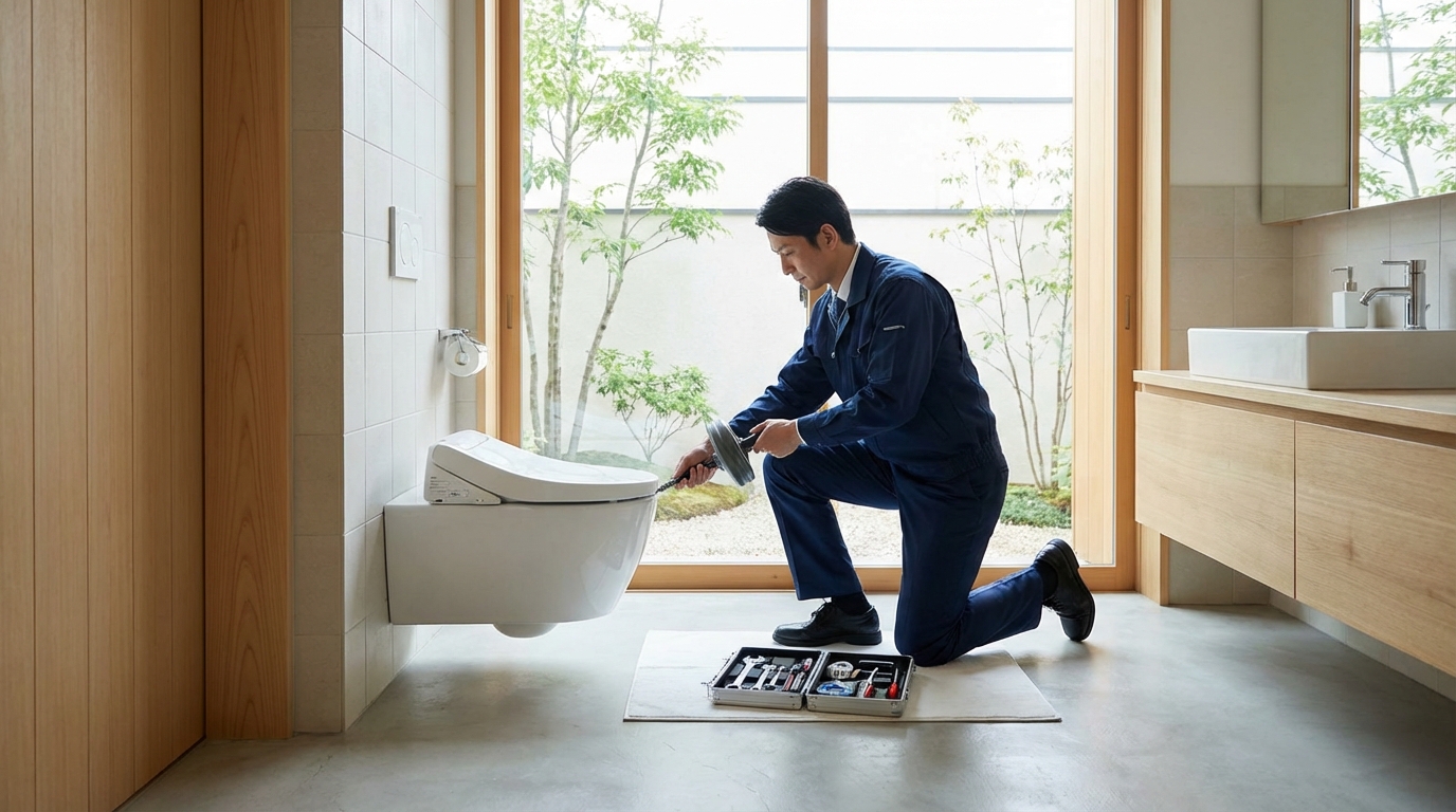 土浦市でのトイレつまり修理修理料金に関する画像