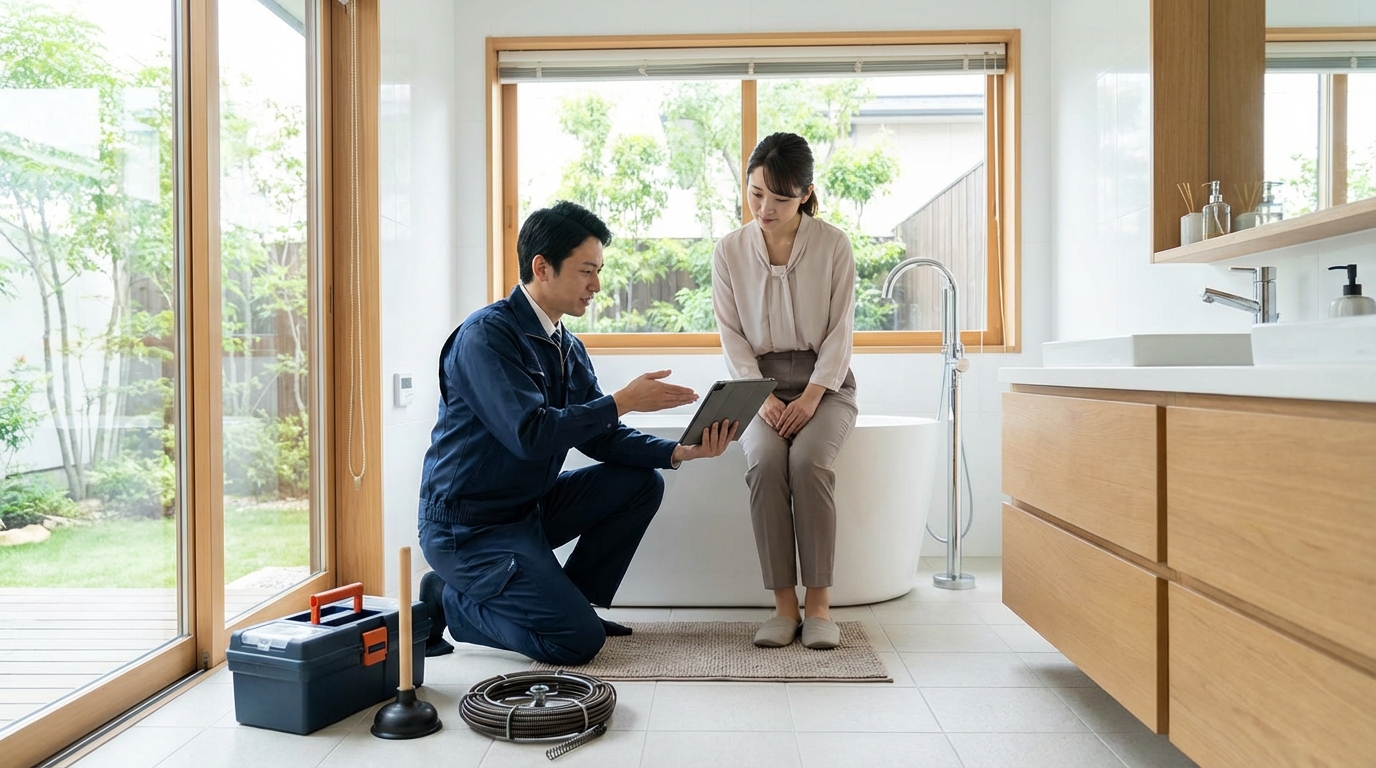 小美玉市でのトイレつまり修理修理料金に関する画像