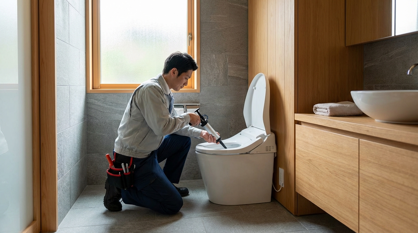 神栖市でのトイレつまり修理修理料金に関する画像