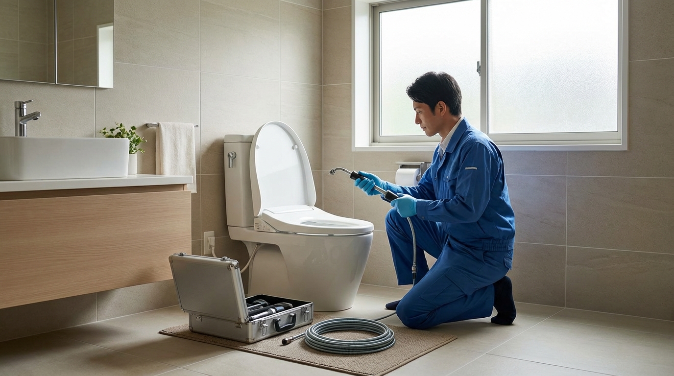 筑西市でのトイレつまり修理修理料金に関する画像