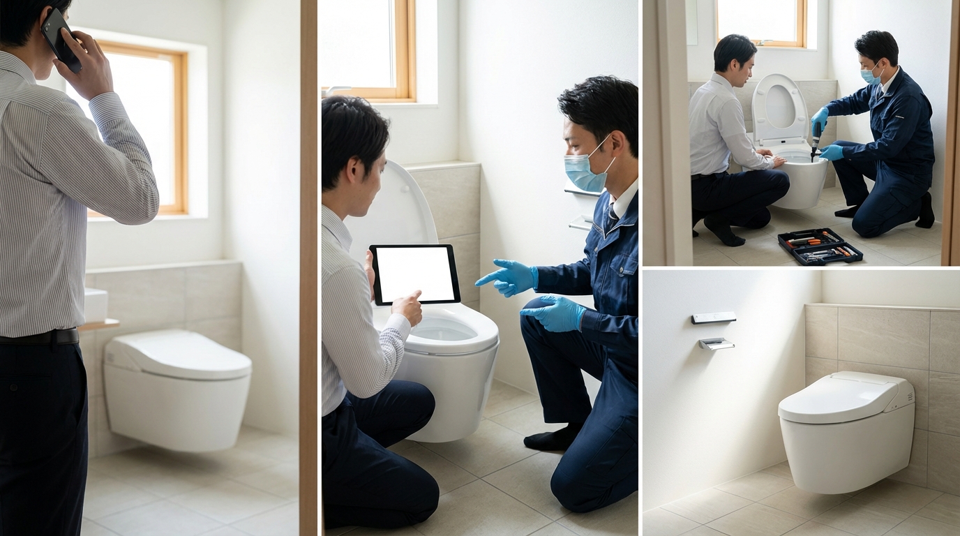 ご依頼から修理完了までの流れに関する画像