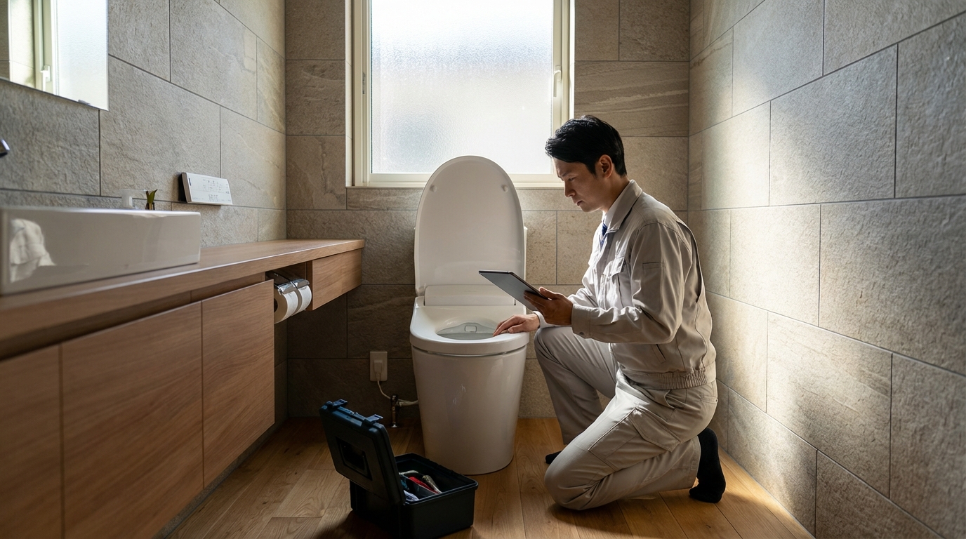 常陸太田市でのトイレつまり修理修理料金に関する画像