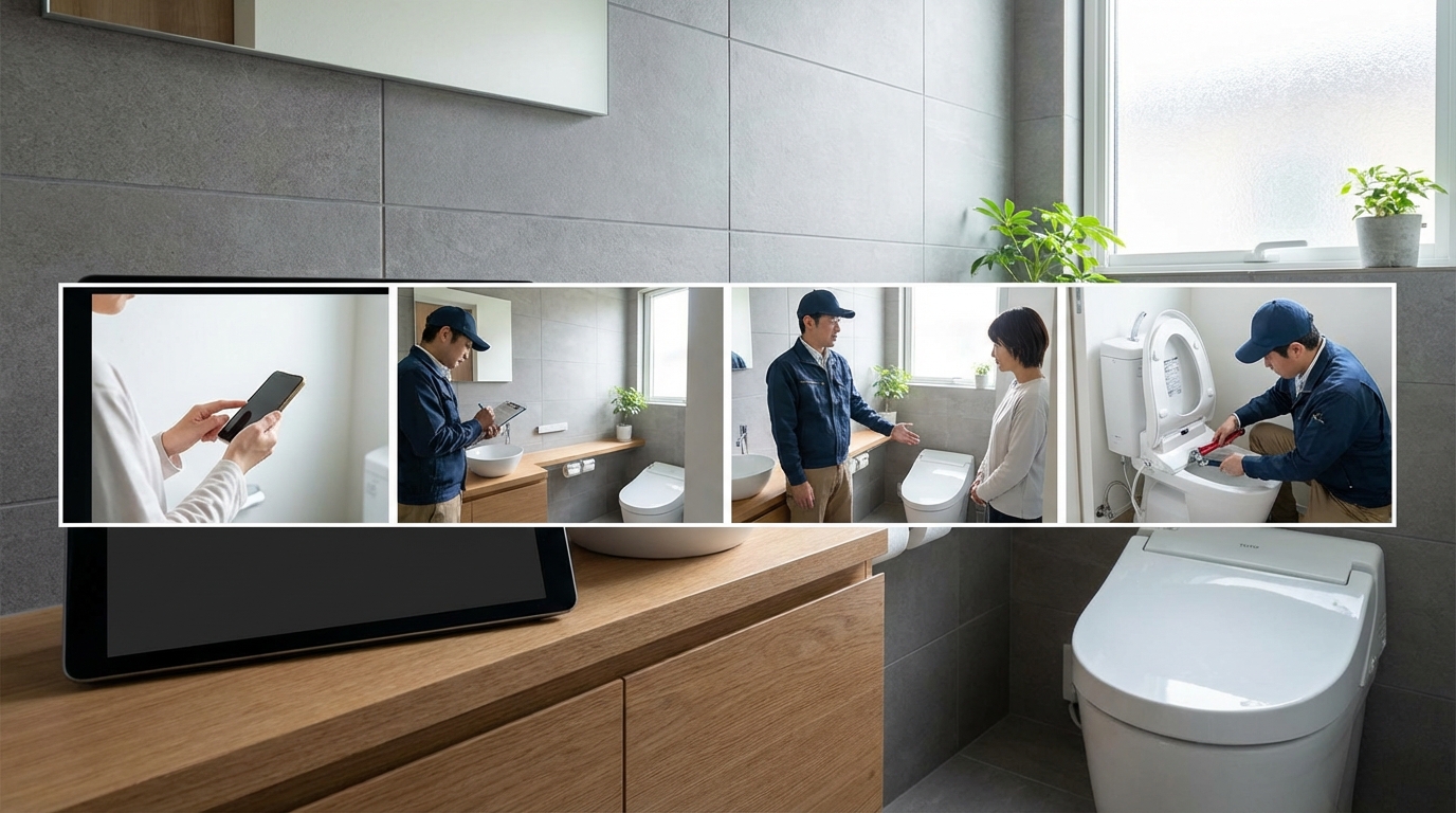 ご依頼から修理完了までの流れに関する画像