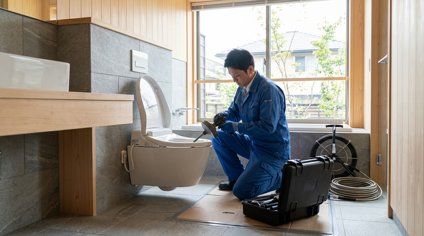 東海村でのトイレつまり修理修理料金に関する画像
