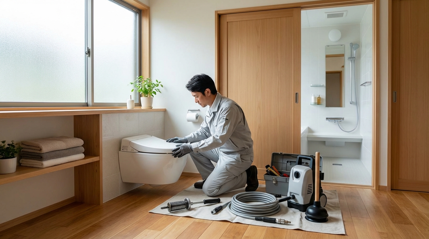 東茨城郡 茨城町でのトイレつまり修理修理料金に関する画像