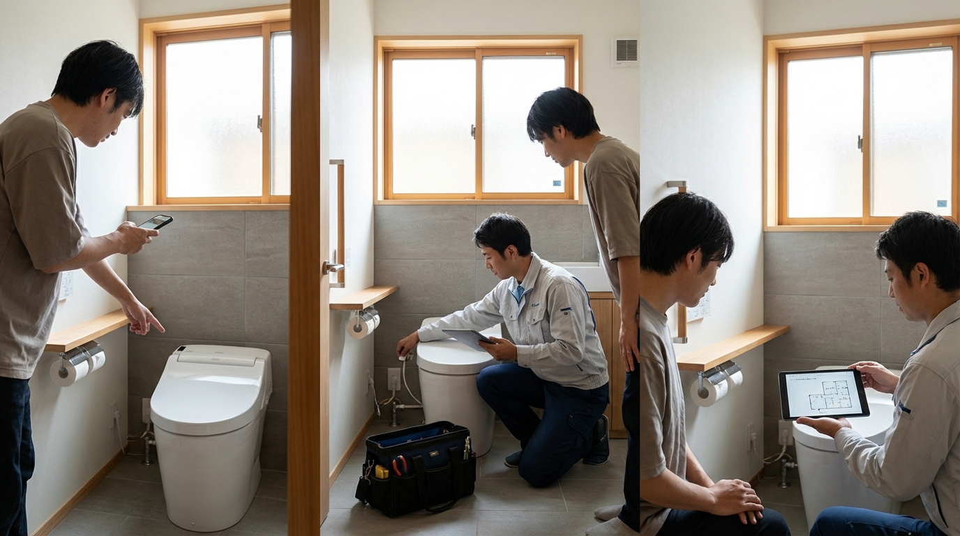 ご依頼から修理完了までの流れに関する画像