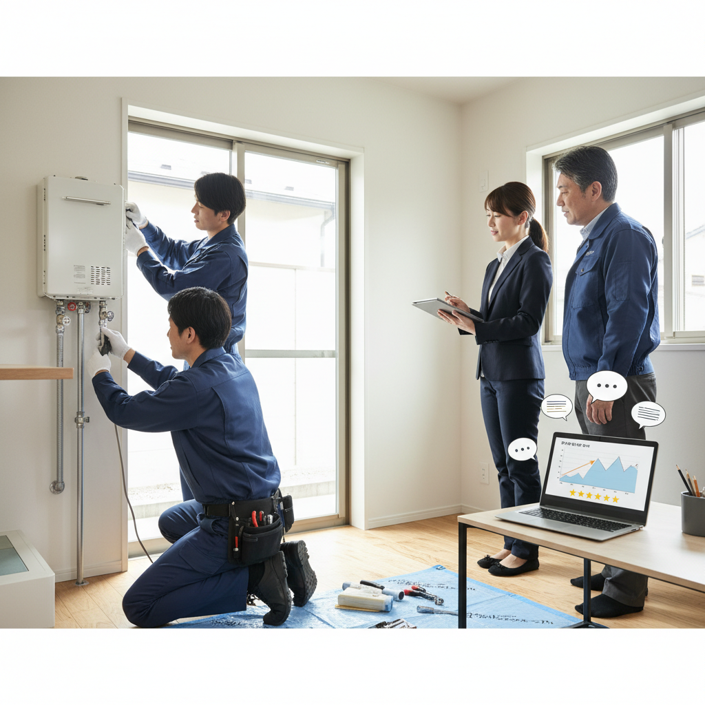 船橋 給湯器交換 口コミで見るべきポイントと悪徳業者の特徴に関する画像