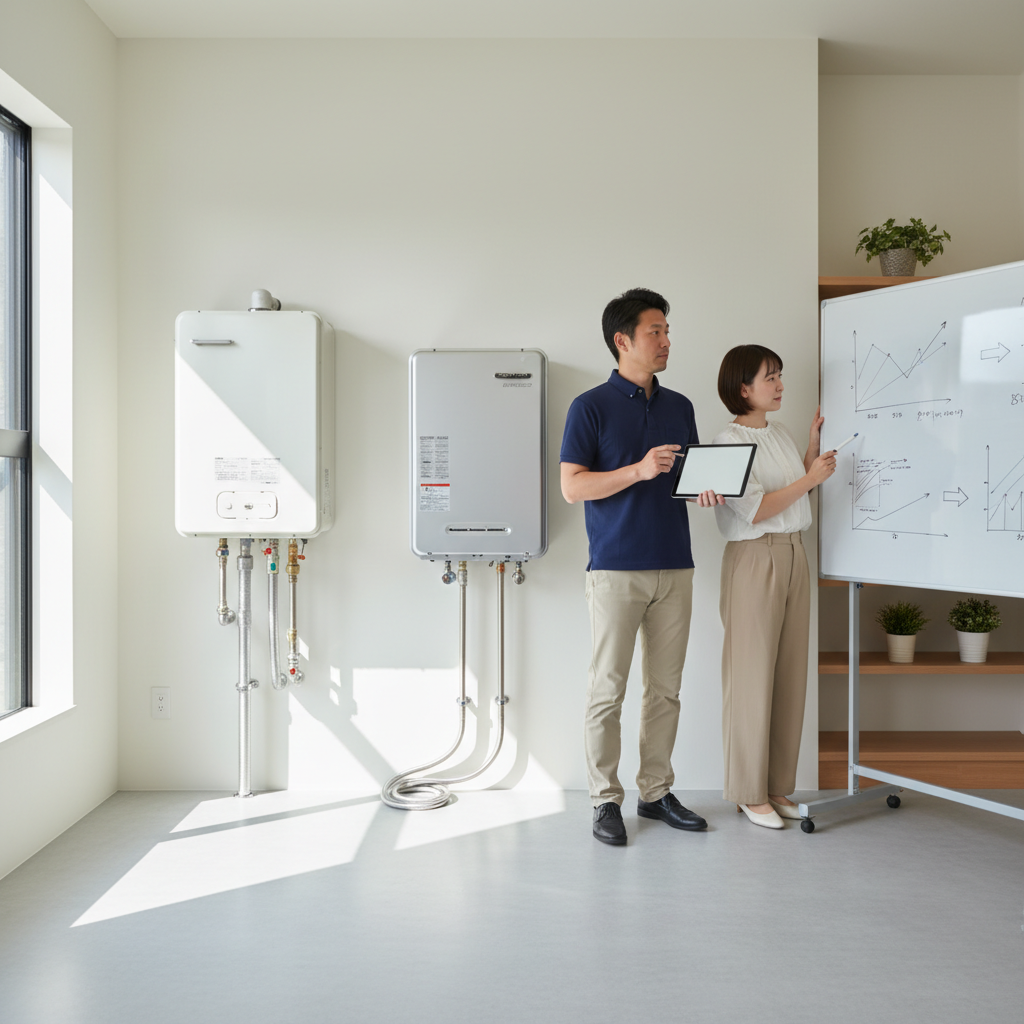 従来型とエコジョーズの価格差と選び方に関する画像