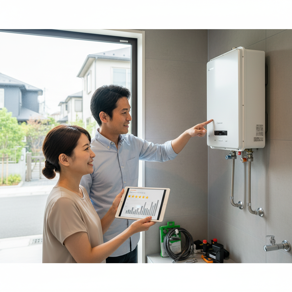 柏市 給湯器交換 口コミから見る業者の選び方に関する画像