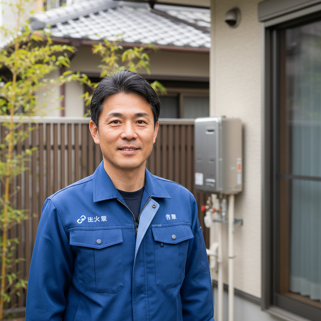 港区の給湯器・ボイラー専門の職人