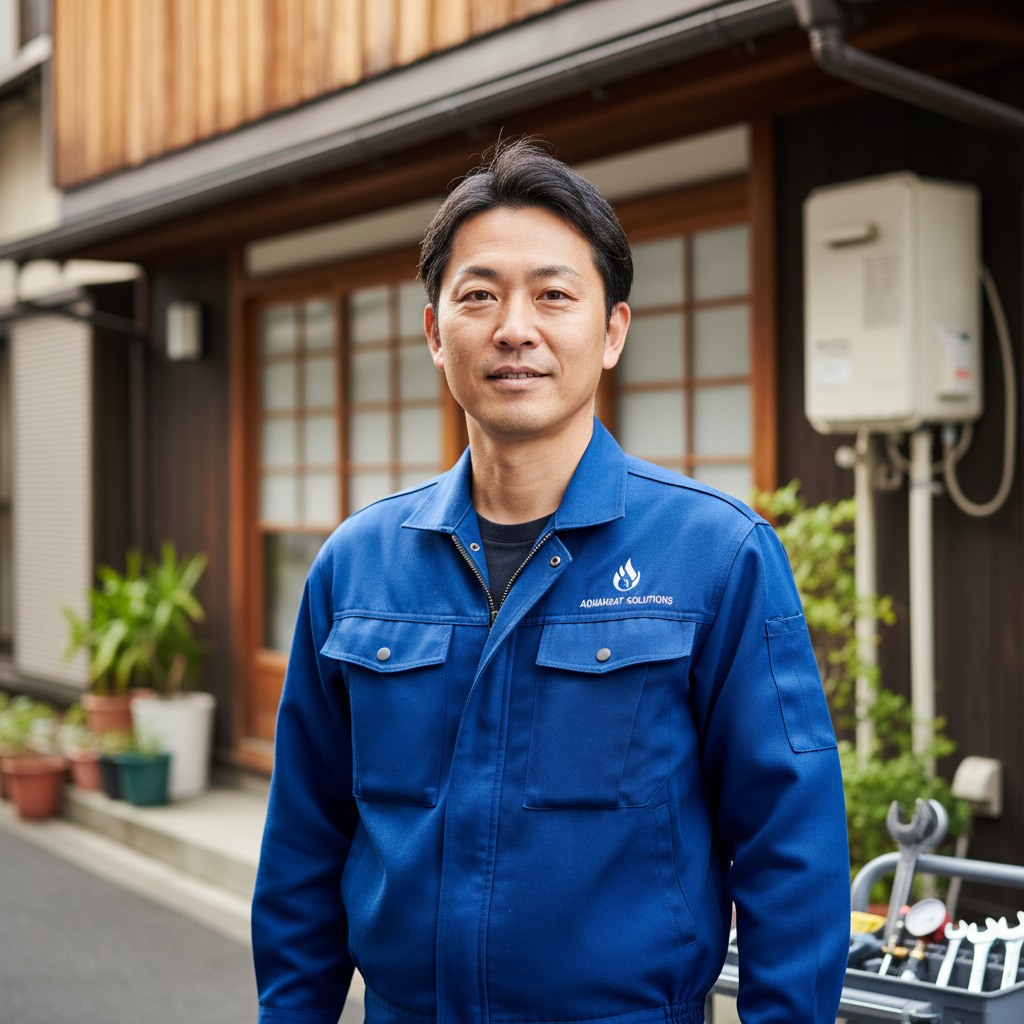 渋谷の給湯器・ボイラー専門の職人