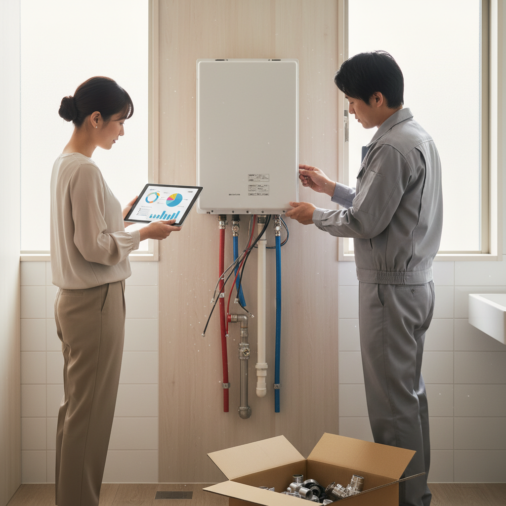 給湯器交換の費用相場と内訳についてに関する画像