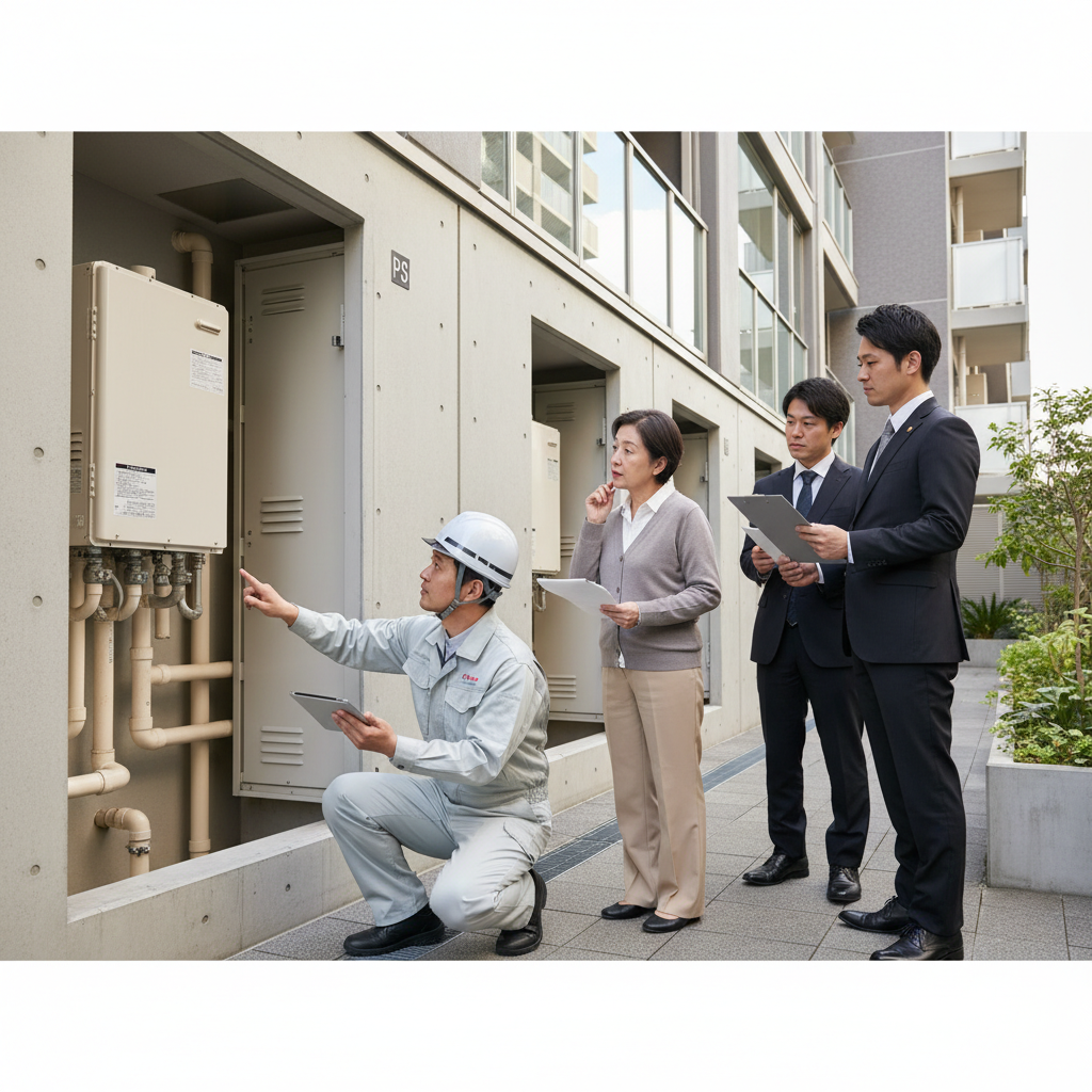 マンションやアパートでの交換における注意点に関する画像