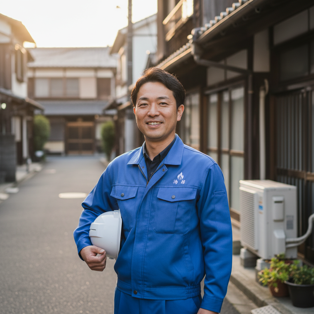 荒川の給湯器・ボイラー専門の職人