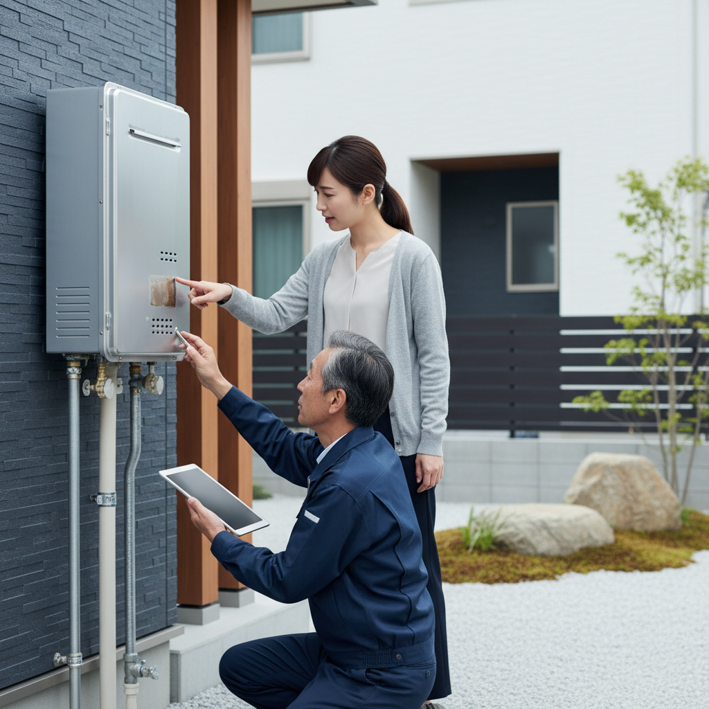 給湯器の寿命と交換時期の目安に関する画像