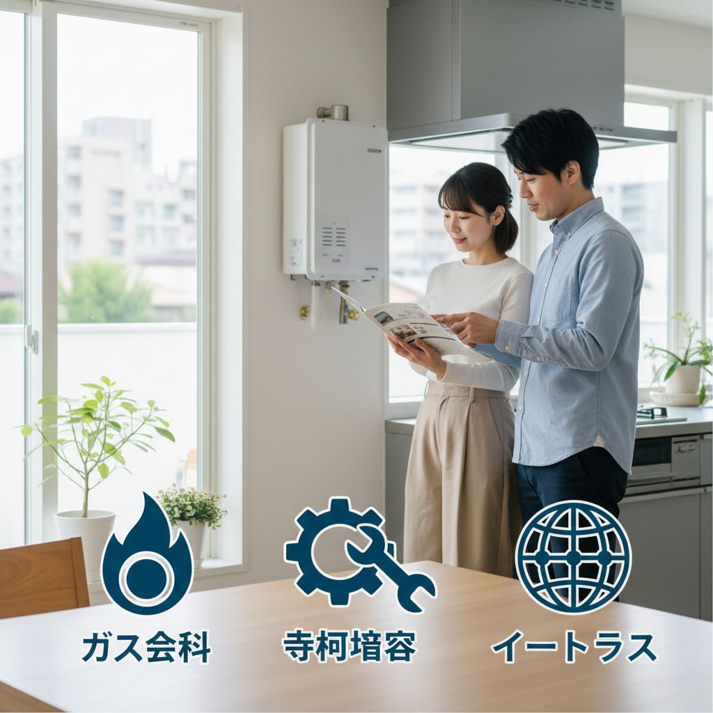 給湯器を交換する時どこに頼めばいいですか？に関する画像