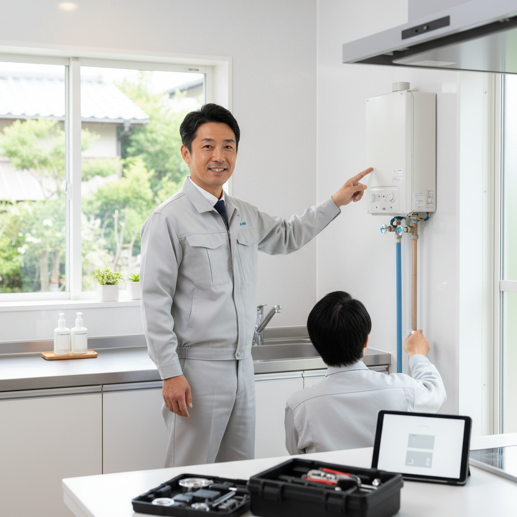 給湯器の交換はどこに頼めばいいですか？に関する画像