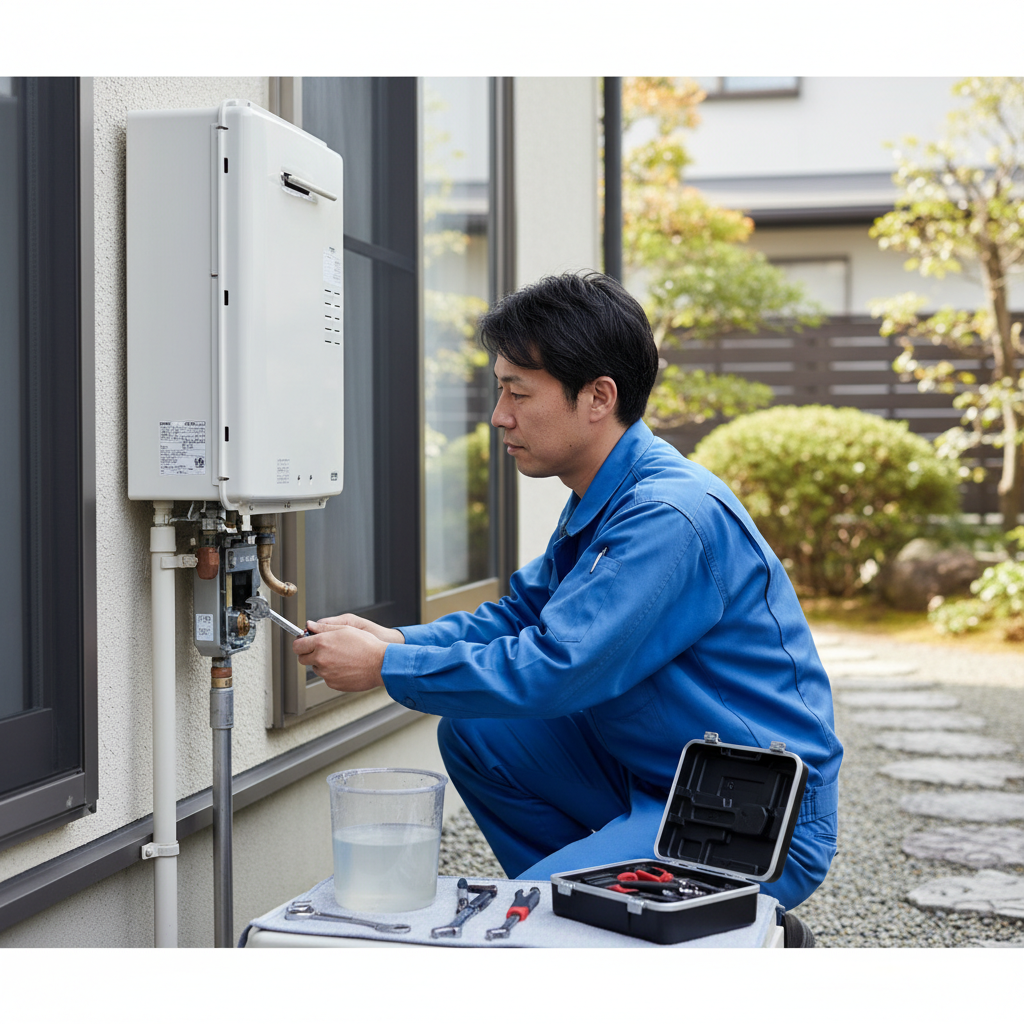 給湯器の中和器交換はどこに頼むべきかに関する画像