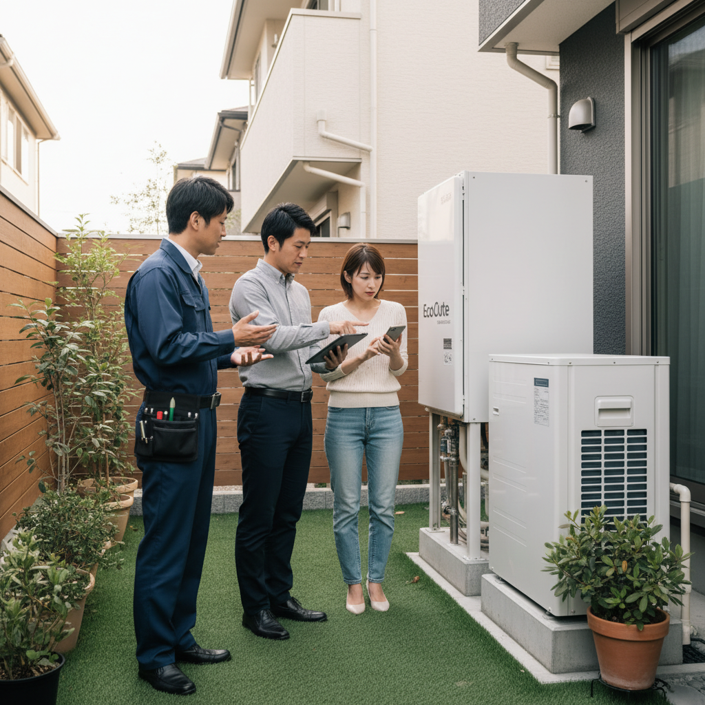 給湯器修理か交換か？エコキュート修理足立区の事例に関する画像