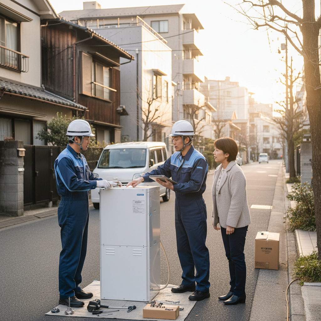 給湯器即日交換は可能？足立区での緊急対応に関する画像