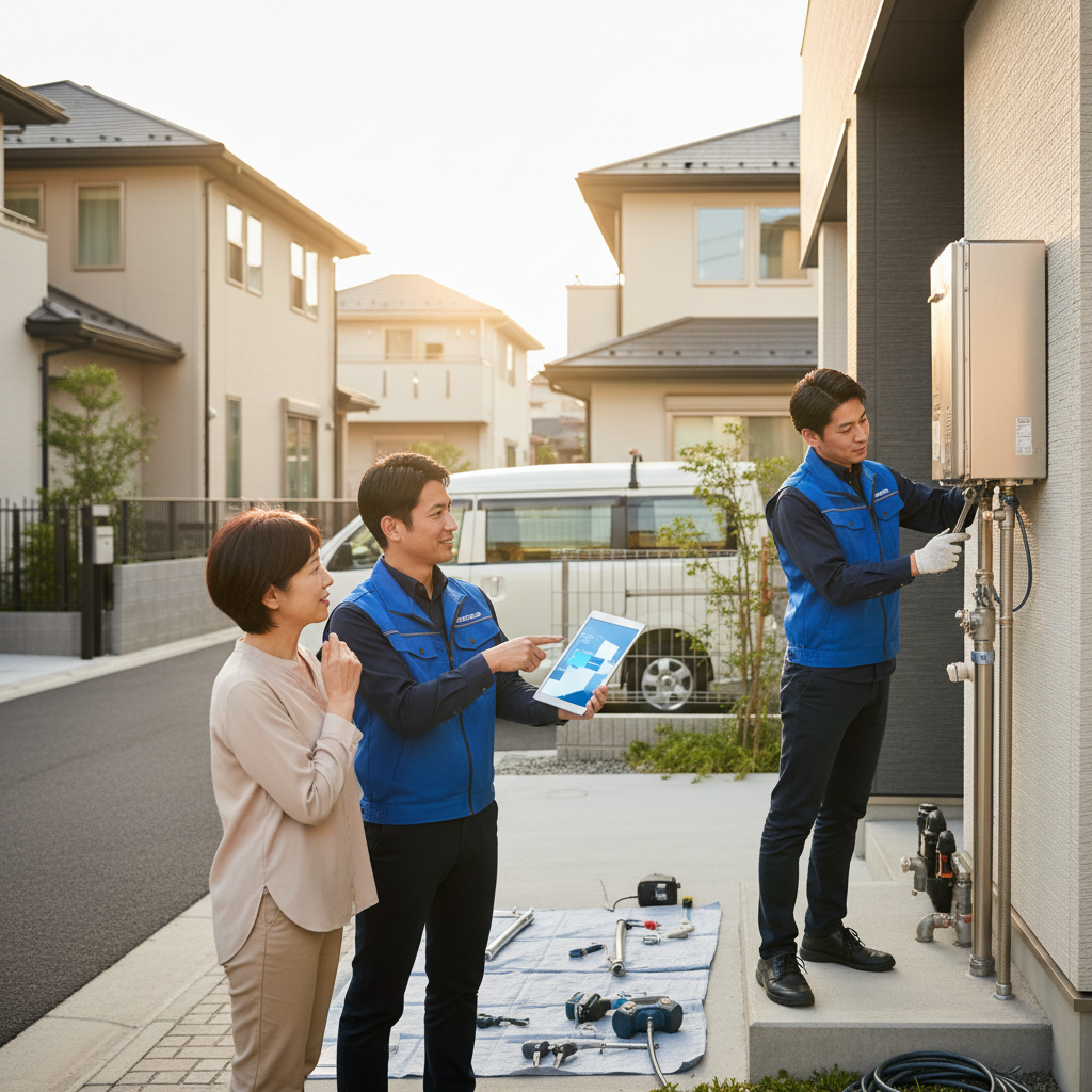 給湯器の交換はどこに頼めばいいですか？に関する画像