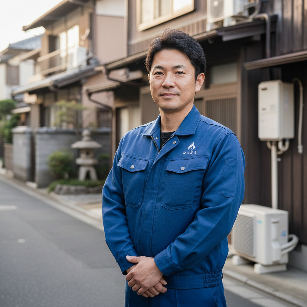 立川の給湯器・ボイラー専門の職人