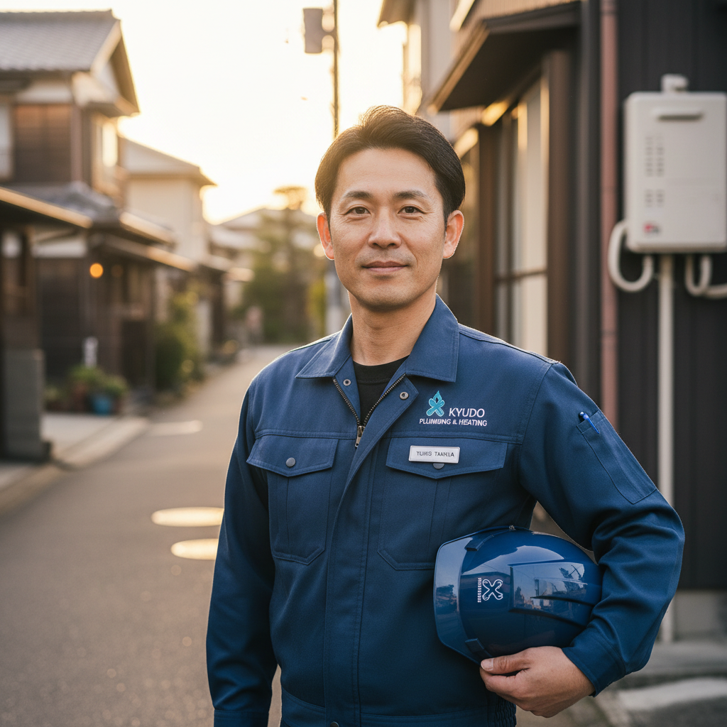 三鷹の給湯器・ボイラー専門の職人