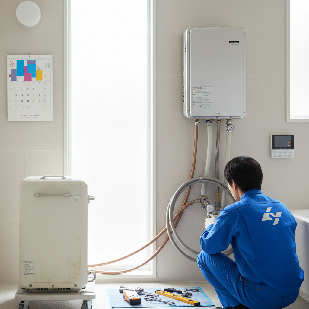 給湯器交換の平均費用はいくらですか？に関する画像