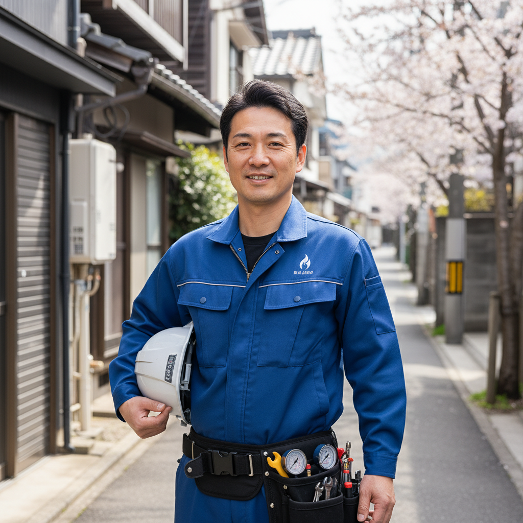 町田の給湯器・ボイラー専門の職人
