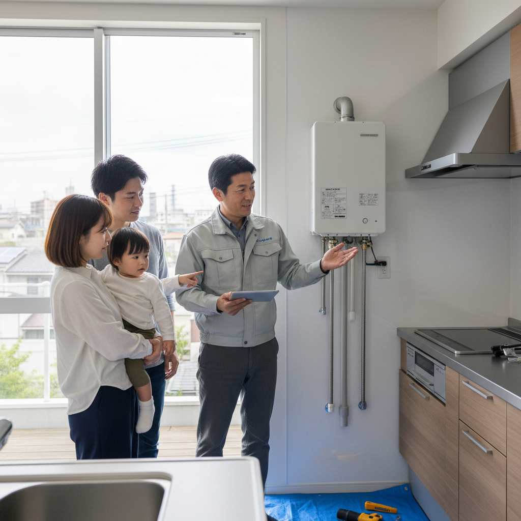 給湯器の交換はどこに頼めばいいですか？に関する画像