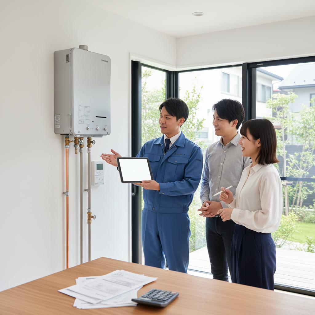 給湯器交換の平均費用はいくらですか？に関する画像