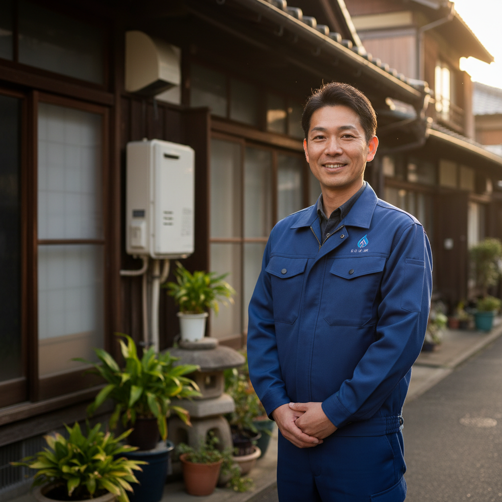 小平の給湯器・ボイラー専門の職人
