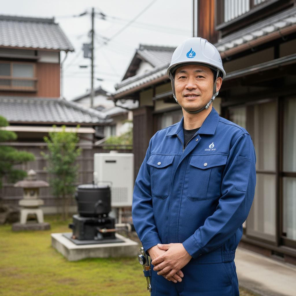 日野の給湯器・ボイラー専門の職人