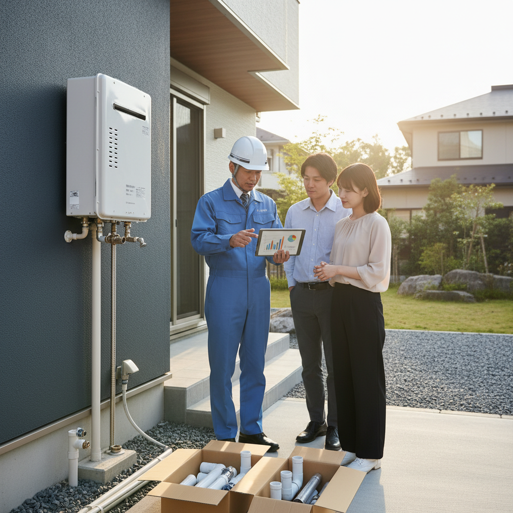 給湯器交換の費用相場と内訳に関する画像