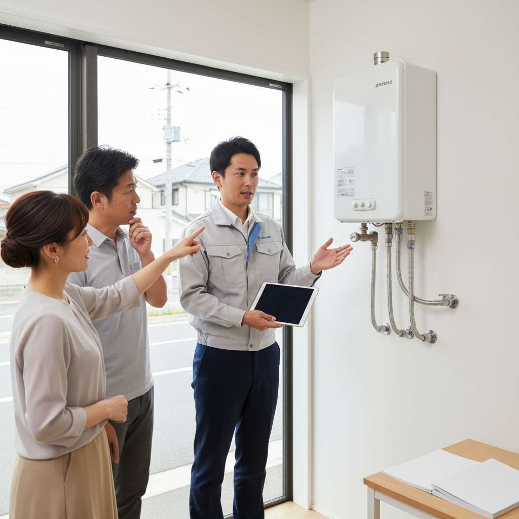 給湯器交換の平均費用はいくらですか？に関する画像