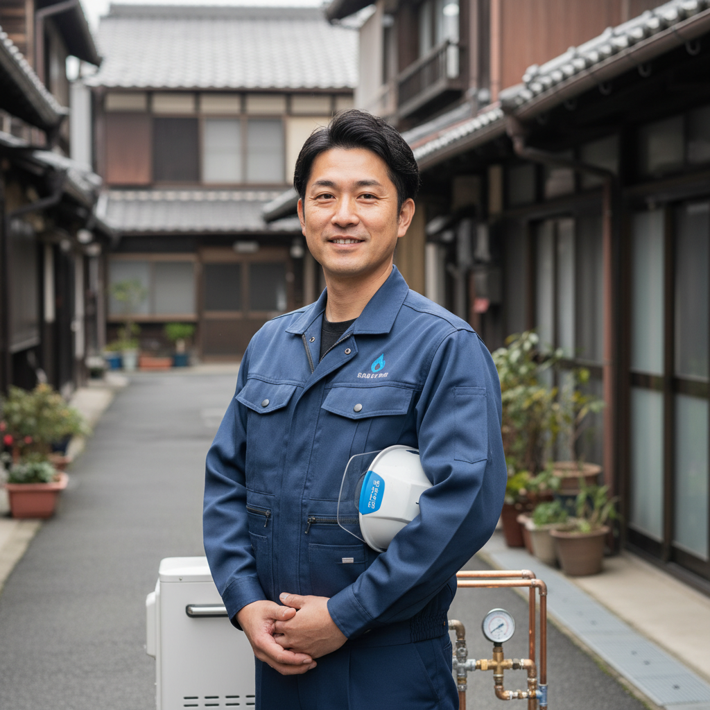東大和の給湯器・ボイラー専門の職人