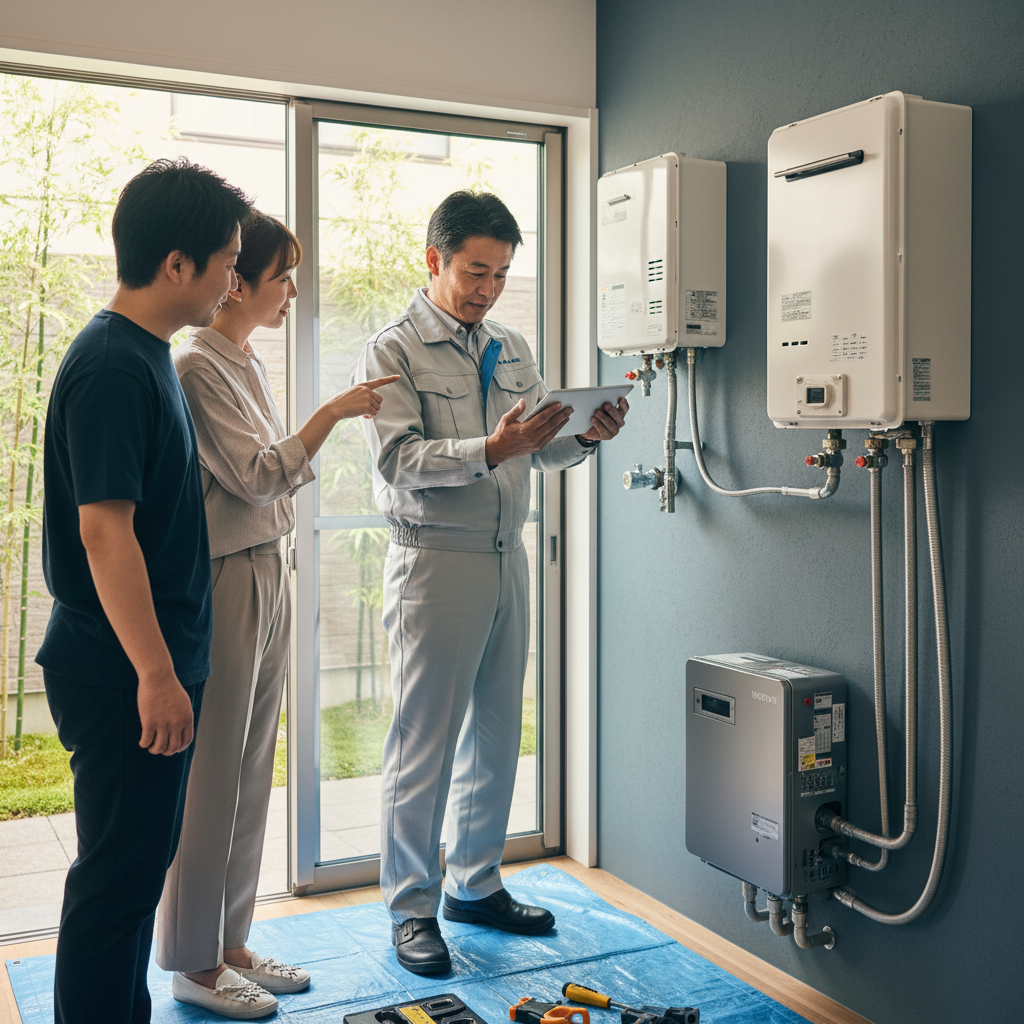 給湯器の交換はどこに頼めばいいですか？に関する画像
