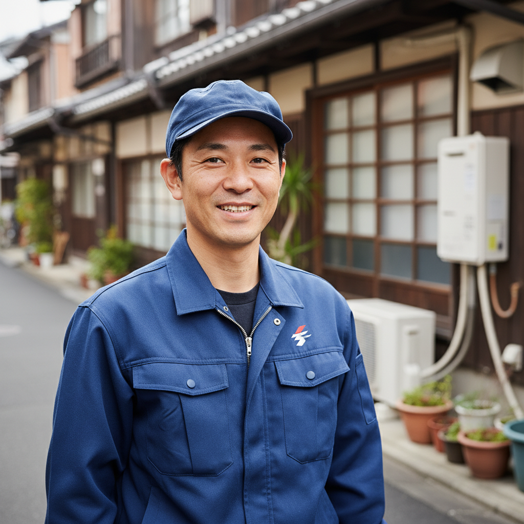 武蔵村山の給湯器・ボイラー専門の職人