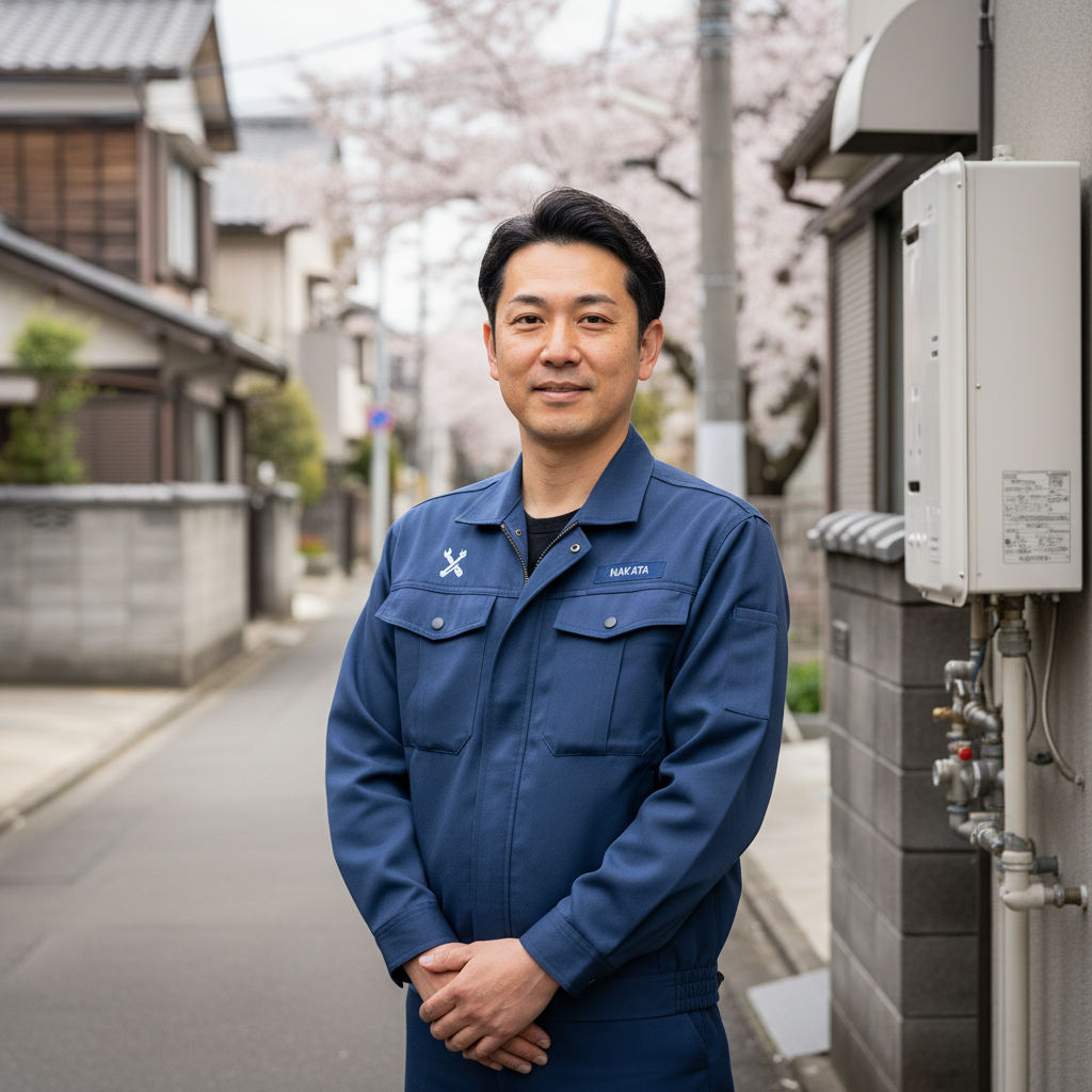 稲城の給湯器・ボイラー専門の職人