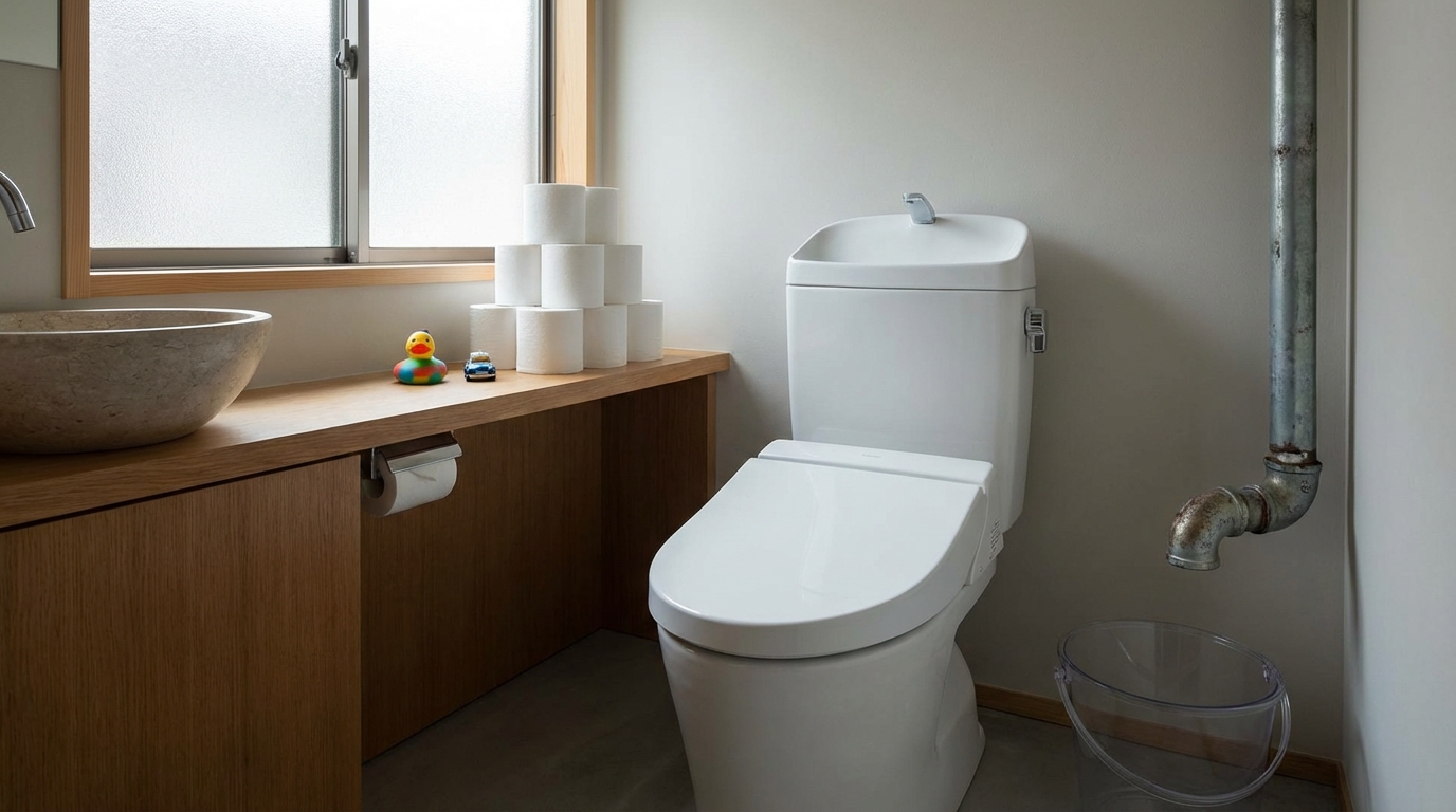 北群馬郡 榛東村で最も多いトイレつまりのご相談内容に関する画像