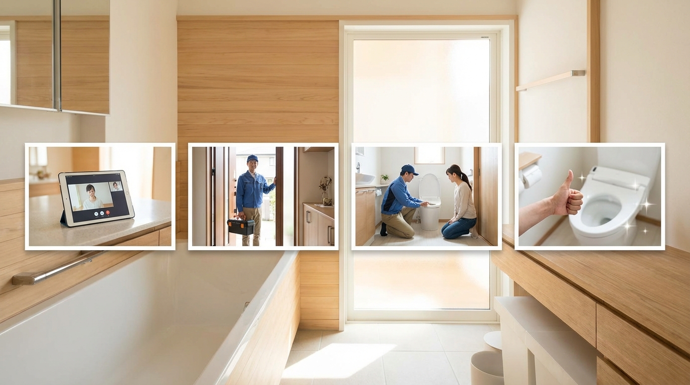 ご依頼から修理完了までの流れに関する画像