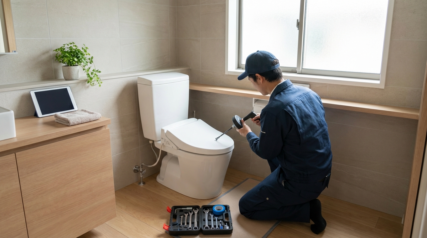 邑楽郡 明和町でのトイレつまり修理料金に関する画像