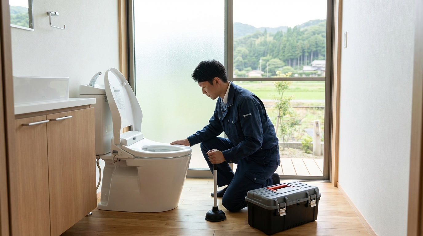 利根郡 昭和村でのトイレつまり修理料金に関する画像