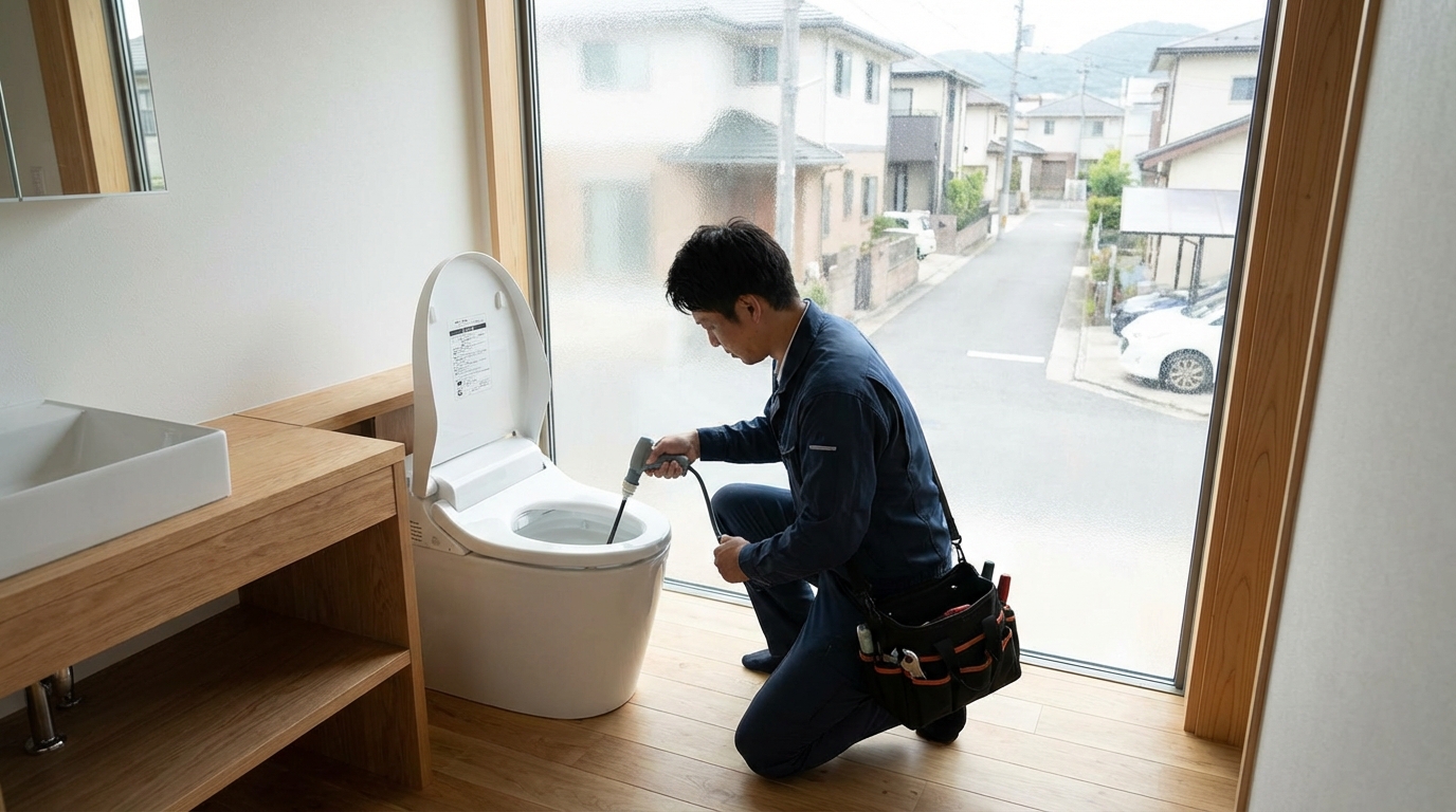 広島市 西区でのトイレつまり修理料金に関する画像